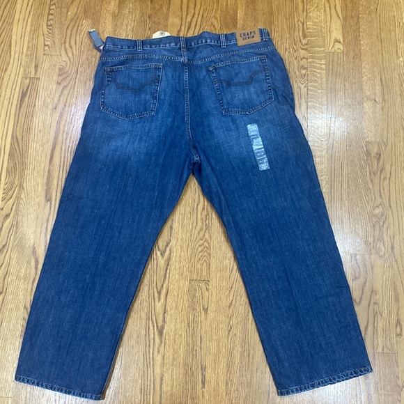 Big and Tall Men's Chaps Relaxed Fit Jeans Big and Tall 46x40 NWT - Picture 6 of 8